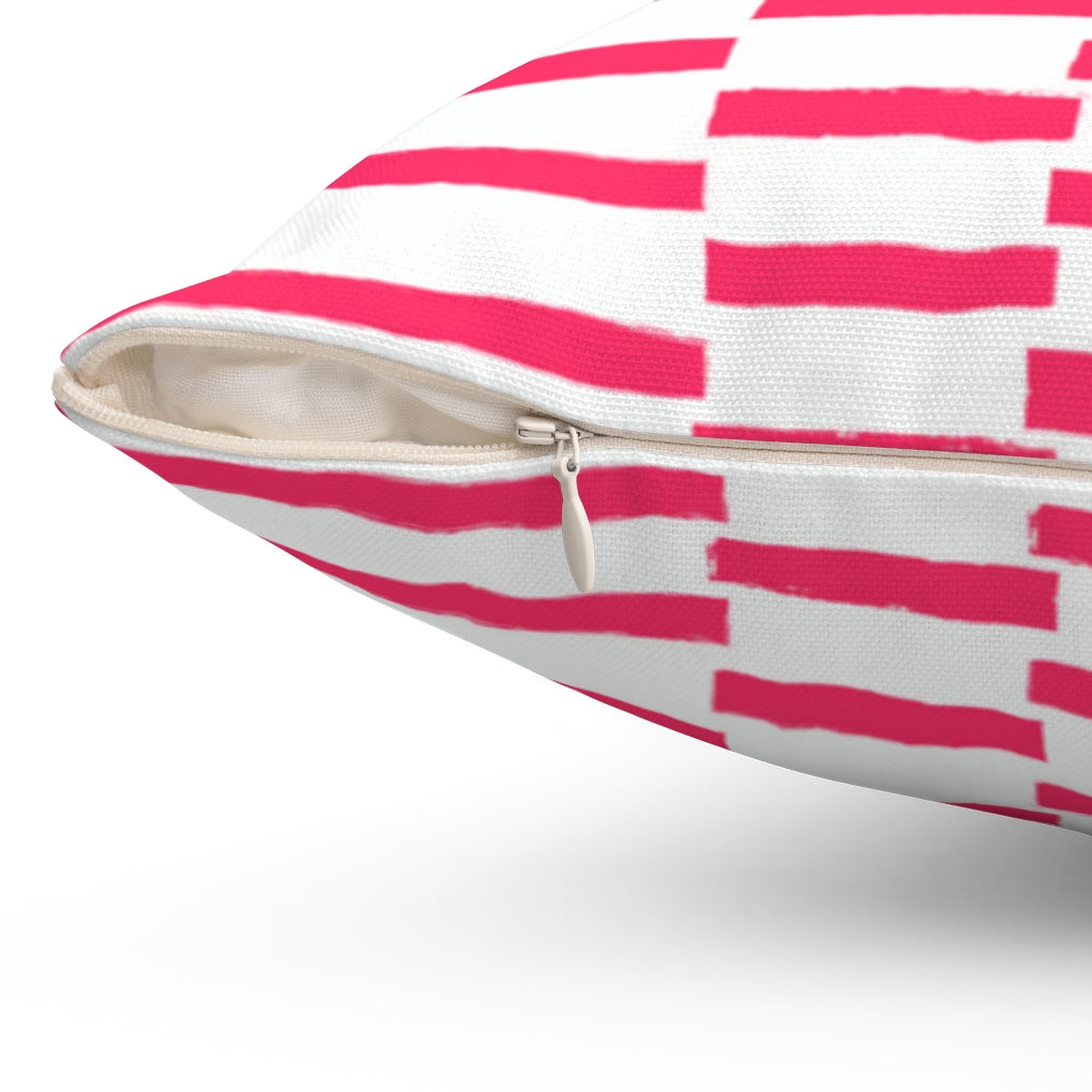 Deconstructed Candy Cane - Accent Pillow